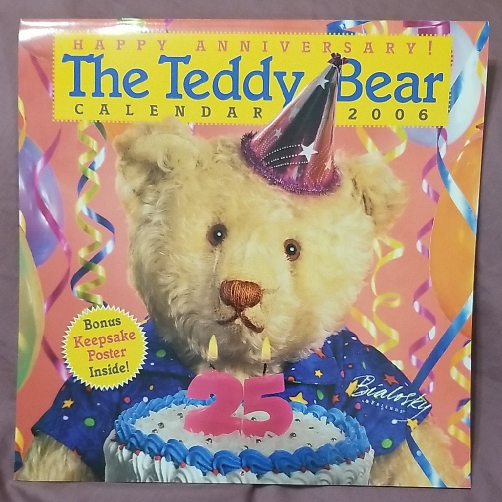 Vintage Teddy Bear Calendar 2006 with Keepsake Poster